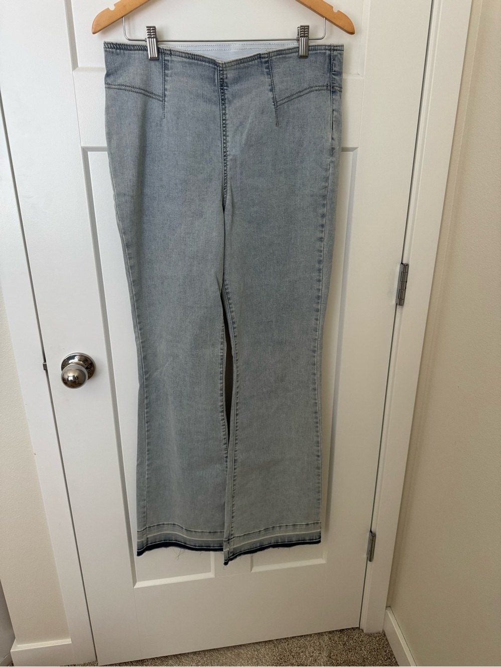 Knox Rose Light Blue Wide Leg Jeans